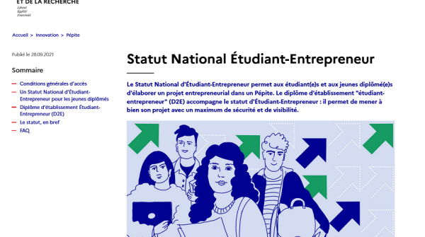 Statut National Etudiant-Entrepreneur
